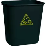 Corbeilles à papier en plastique ESD