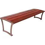 Bancs plats en bois