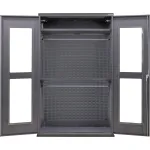 Armoires modulables en acier ultra-résistantes avec portes transparentes