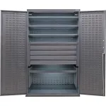 Armoires modulables en acier à usage intensif, avec tiroirs et serrure électronique