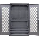 Armoires ventilées en acier ultra-résistantes à panneaux perforés modulables