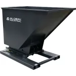 Trémies en acier à déchargement automatique à commande hydraulique