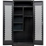 Armoires d'entretien robustes, configurables et ventilées, avec alimentation électrique