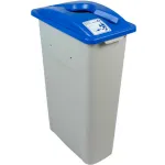 Poubelles en plastique minces à flux multiples