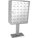 Boîtes aux lettres canadiennes à chargement frontal horizontal, à montage sur socle intérieur