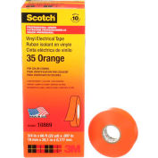3M Scotch® vinyle électrique couleur codage cassette 35-Orange, 3/4 "X 66', 80610834022, qté par paquet : 10