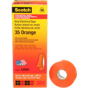 3M Scotch® Vinyl Electrical Color Coding Tape 35-Orange, 3/4" X 66' - Pkg Qty 10