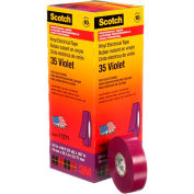 3M Scotch® Vinyl Electrical Color Coding Tape 35-Violet, 3/4" X 66', 80610834006 - Pkg Qty 10