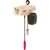 Coffing® JLC 1/2 Ton, Electric Chain Hoist W/ Chain Container, 10' Lift, 16 FPM, 115/230V