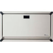 Foundations® Horizontal Baby Changing Table - Recessed - Stainless Steel, 250lb Cap - 100SSC-R