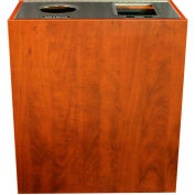 Busch Systems Aristata Recycling & Trash Can, 30 Gallon, Wooden
