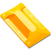 Tapco PM-24 Pavement Marker, 1-Sided Reflector, 2" x 4", Amber, Box 250