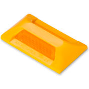 Tapco PM-24 Pavement Marker, 2-Sided Reflector, 2" x "4, Amber, Box 250