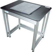 Table antivibration Adam Equipment avec surface de travail de 15 11/16 po x 17 11/16 po pour pesée de précision