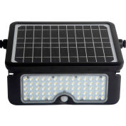 Projecteur® intégré extérieur intégré à LED 5-en-1 activé par PIR à 160 degrés, 10W, 1100 LM
