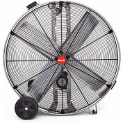 Shop-Vac® Industrial Drum Fan 1181000, 36" Dia., 1/2HP, Belt Drive, 12,200 CFM, Stainless Steel