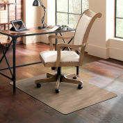 ES Robbins® Trendsetter Chair Mat for Hard Floors - 36 » x 48 » - Driftwood