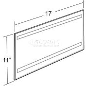 Porte-panneau mural horizontal approuvé mondialement 122037 W / ruban adhésif, 17 « x 11 »