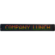 Tapco Big Dot Indoor Message Display with 8 Colors & 4 Fonts, 45.6"L x 4"H Display