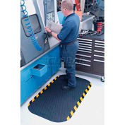 Hog Heaven Anti Fatigue Mat 7/8" Thick 3' x Up to 60' Black/Yellow Chevron Border