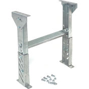 Omni Metalcraft 1.9" Roller Conveyor Leg Support 30"W I.D. with 30" to 42"H