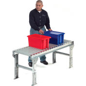 Omni Metalcraft 1.9" Dia. Steel Roller Conveyor Straight Section GPHS1.9X16-24-6-5-LL