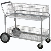 Global Industrial™ Deluxe Mail and Office File Cart 250 Lb. Capacité