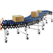 Global Industrial™ 6'2 » à 24'8"L Nylon Skate Wheel Conveyor, portable et extensible, 24 » W