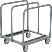 Chariot de déplacement de panneaux et de tôles avec tablier ouvert en acier TF831,, capacité de 1200 lb