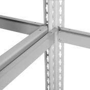 Global Industrial™ Expandable Starter Rack 72x36x84 3 Level Wood Deck 750 lb Cap Per Level GRY
