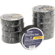 Ruban isolant Shurtape EV 057B noir, EV 57 3/4 po X 66 pi, 7 mil, qté par paquet : 10