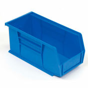 Akro-Mils® AkroBin® Plastic Stack & Hang Bin, 5-1/2"W x 10-7/8"D x 5"H, Blue - Pkg Qty 12