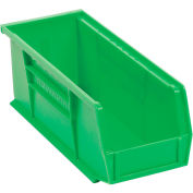 Akro-Mils® AkroBin® Plastic Stack & Hang Bin, 4-1/8"W x 10-7/8"D x 4"H, Vert, qté par paquet : 12