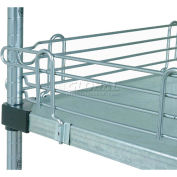 Nexel® SL30C Chrome Ledge 30"L X 4"H for Solid Shelves