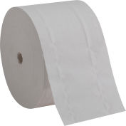 Papier toilette recyclé compact® sans noyau à 2 couches par GP Pro, 18 rouleaux par emballage