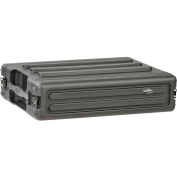 SKB cas peu profondes 2U Roto Rack 1SKB-R2S noir, résistant à l’eau