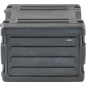 SKB cas 8U - Roto roulant Rack 1SKB-R8W noir, Keyed Lock, résistant à l’eau