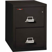 FireKing ignifuge 2 tiroir classeur Vertical - Legal taille 21 "W x 31-1/2 « D x 28 » H - noir