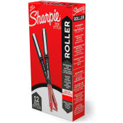 Sharpie® Roller Ball Stick Pen, 0,5 mm, encre rouge. 12/PK