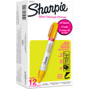 Marqueur de peinture Sharpie®, à base d’huile, moyen, encre jaune, douzaine