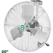J&D Manufacturing 20" EZ Breeze HAF Basket Fan w/ Bracket & Cord, 1/10 HP