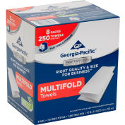 Série GP Professional® essuie-tout premium multipliqué à 1 plis, blanc, 2 000 serviettes/étui