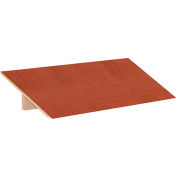 Salsbury Sloping Hood 22253 for 18"D Extra Wide Designer Wood Locker 3 Wide Cherry