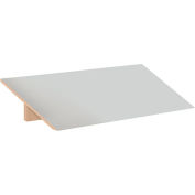 Salsbury Sloping Hood 22253 for 18"D Extra Wide Designer Wood Locker 3 Wide Gray