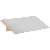 Salsbury Sloping Hood 22254 for 21"D Extra Wide Designer Wood Locker 3 Wide Gray