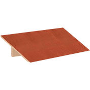 Salsbury Sloping Hood 22257 for 24"D Extra Wide Designer Wood Locker 3 Wide Cherry