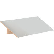 Salsbury Sloping Hood 22257 for 24"D Extra Wide Designer Wood Locker 3 Wide Gray