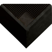 Wearwell® Tall Wall Sanitizing Footbath Mat 2-1/2" Épais 2-1/2' x 3-1/4' Noir