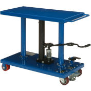 Global Industrial™ Work Positioning Post Lift Table Foot Control 1000 Lb. Cap. 36x18 Platform