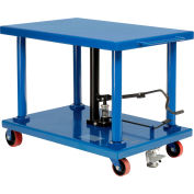 Global Industrial™ Work Positioning Post Lift Table Foot Control 6000 Lb. Cap. 48x32 Platform